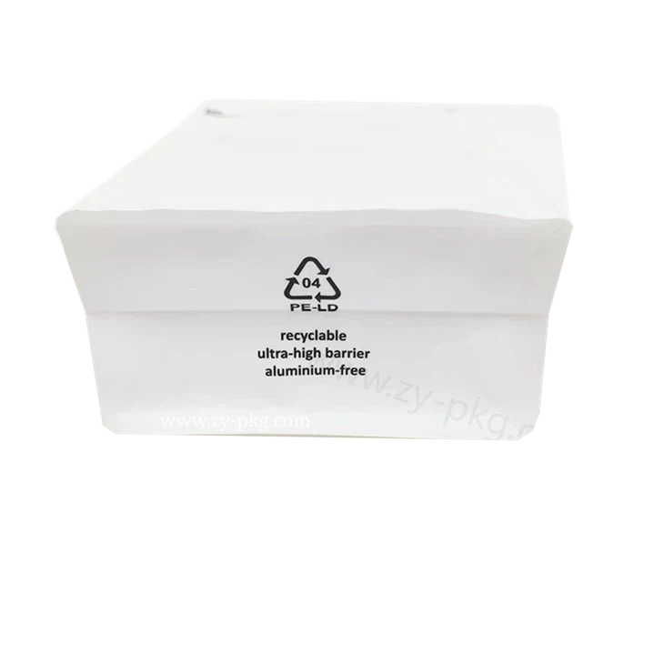 Flat Bottom Pouch with Zipper